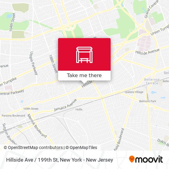 Mapa de Hillside Ave / 199th St