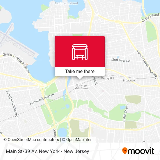 Main St/39 Av map
