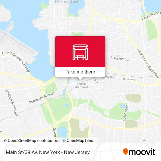Main St/39 Av map