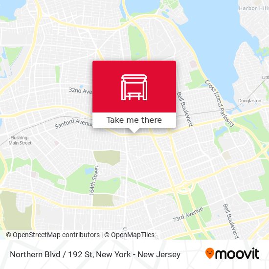 Northern Blvd / 192 St map