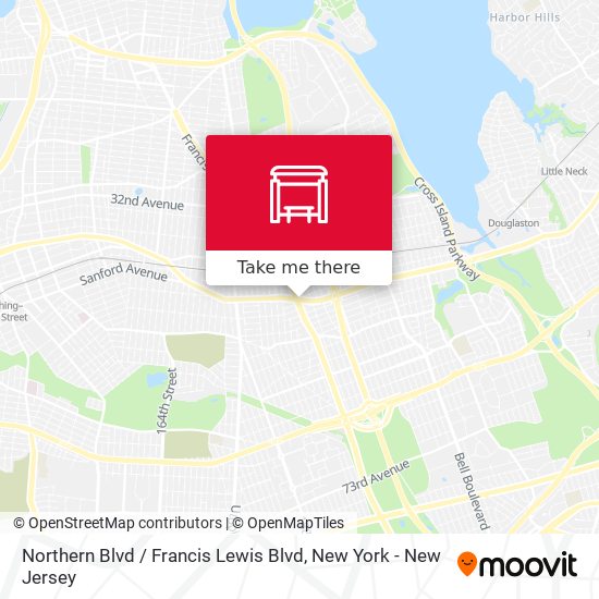 Mapa de Northern Blvd / Francis Lewis Blvd