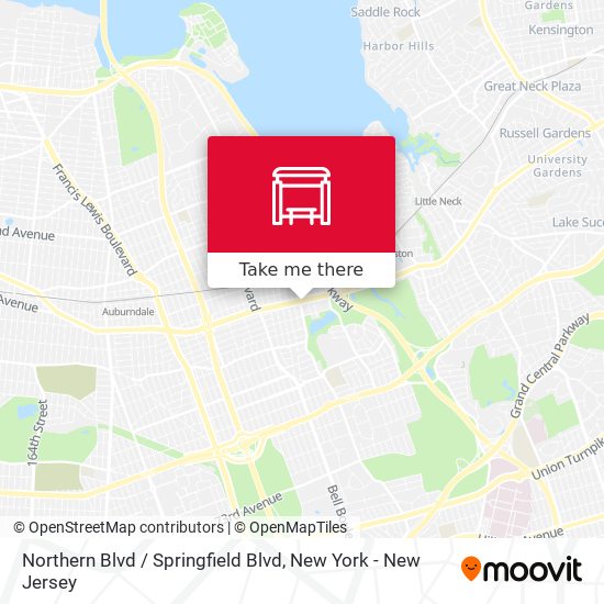 Northern Blvd / Springfield Blvd map