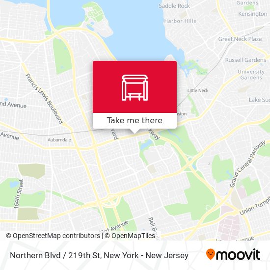 Northern Blvd / 219th St map