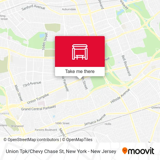 Union Tpk/Chevy Chase St map