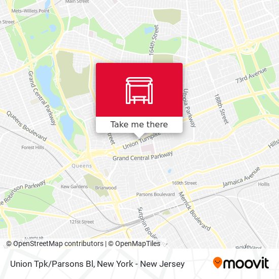 Mapa de Union Tpk/Parsons Bl