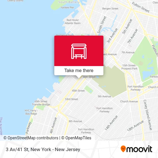 3 Av/41 St map