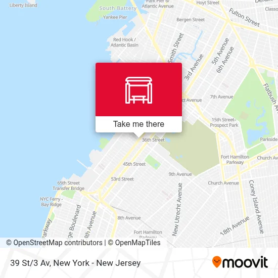 39 St/3 Av map