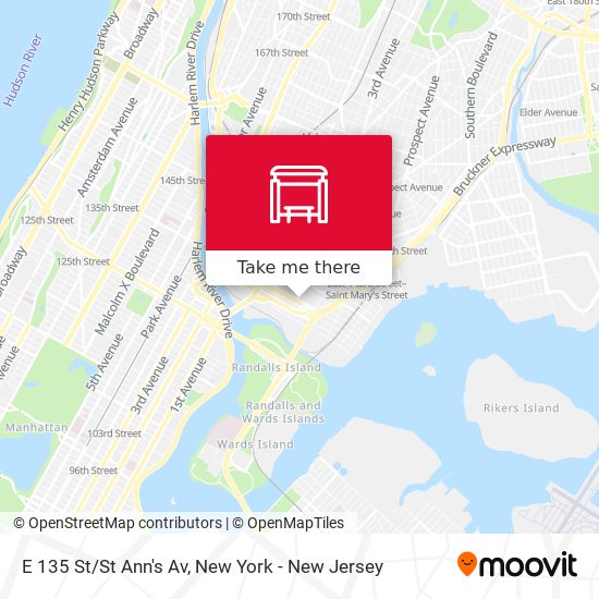 Mapa de E 135 St/St Ann's Av