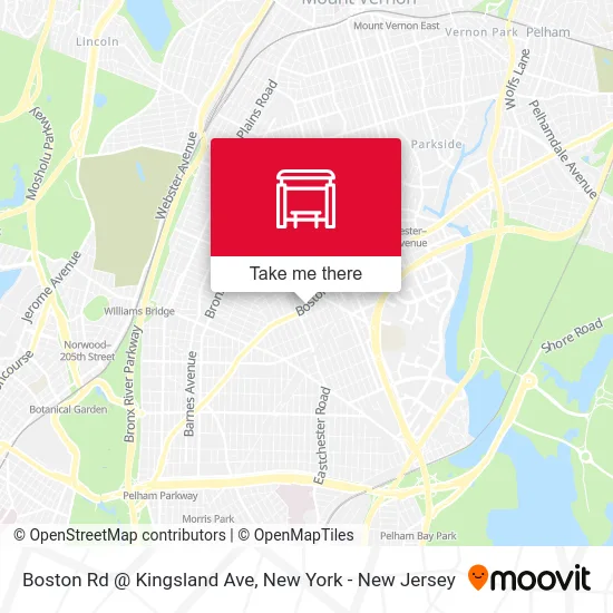 Boston Rd @ Kingsland Ave map