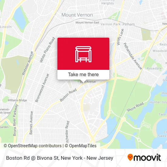 Boston Rd @ Bivona St map