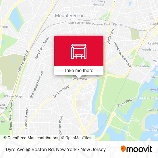 Dyre Ave @ Boston Rd map