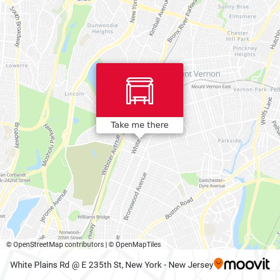 White Plains Rd @ E 235th St map