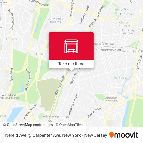 Nereid Ave @ Carpenter Ave map