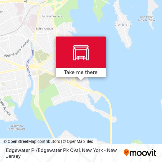 Edgewater Pl/Edgewater Pk Oval map