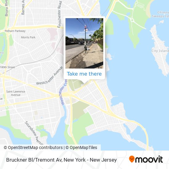 Mapa de Bruckner Bl/Tremont Av
