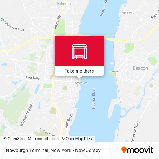 Newburgh Terminal map