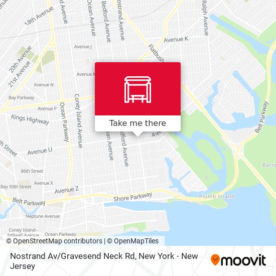 Nostrand Av/Gravesend Neck Rd map