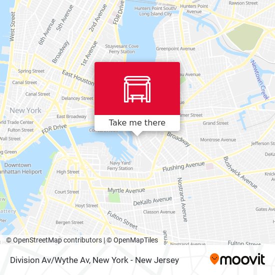 Mapa de Division Av/Wythe Av