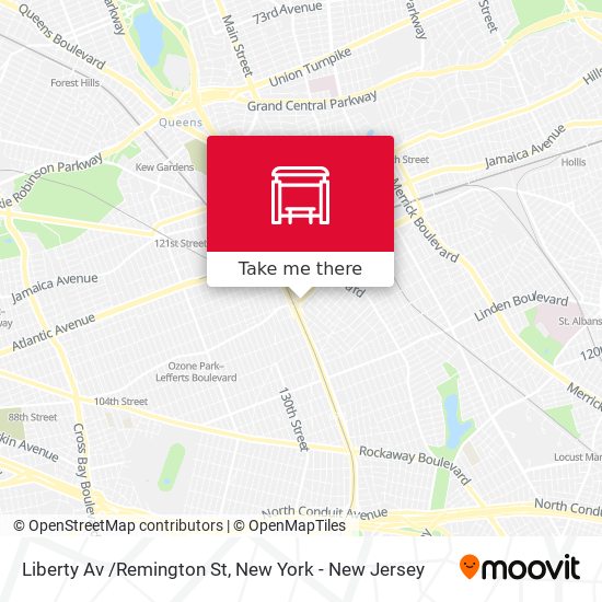 Mapa de Liberty Av /Remington St