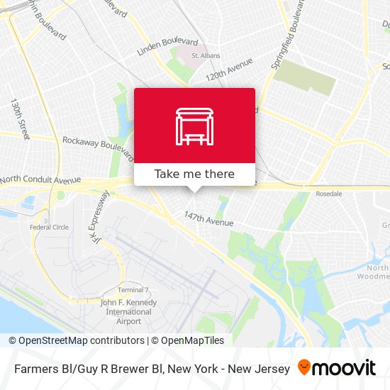 Mapa de Farmers Bl/Guy R Brewer Bl