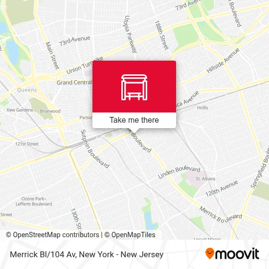 Merrick Bl/104 Av map