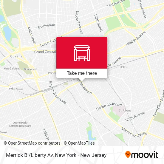 Merrick Bl/Liberty Av map