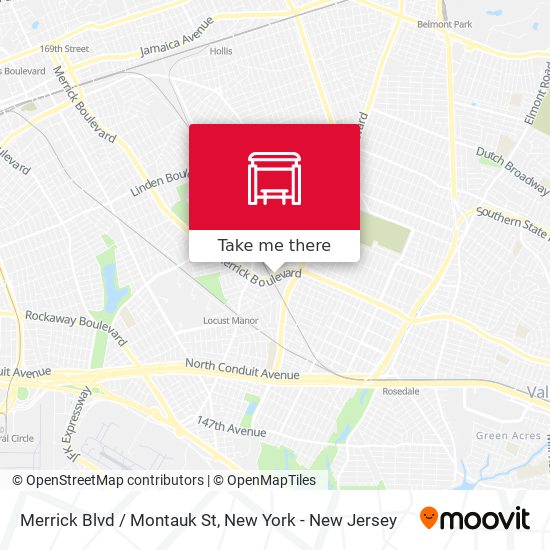Mapa de Merrick Blvd / Montauk St