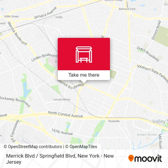 Merrick Blvd / Springfield Blvd map