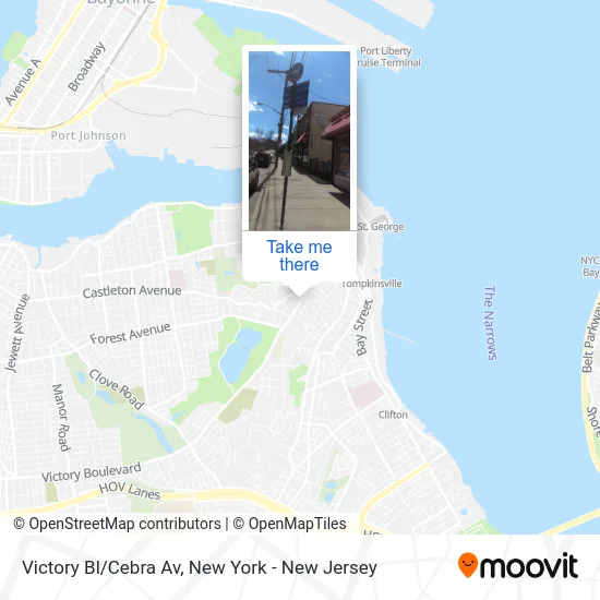 Victory Bl/Cebra Av map