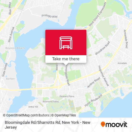 Bloomingdale Rd/Sharrotts Rd map