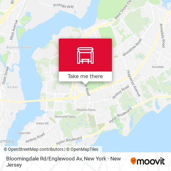 Mapa de Bloomingdale Rd/Englewood Av