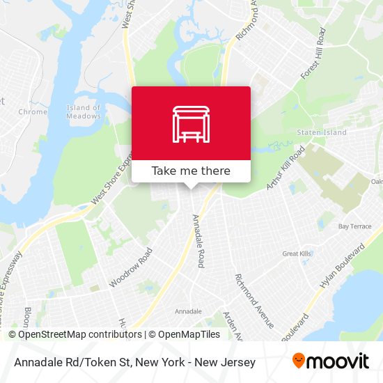 Annadale Rd/Token St map