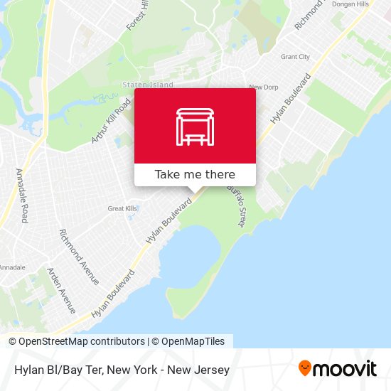 Hylan Bl/Bay Ter map