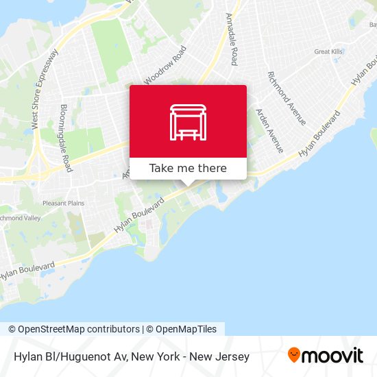 Hylan Bl/Huguenot Av map