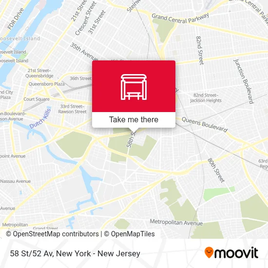 58 St/52 Av map