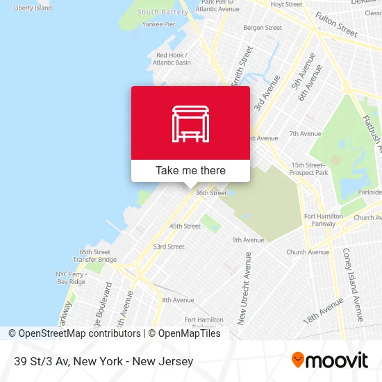 39 St/3 Av map