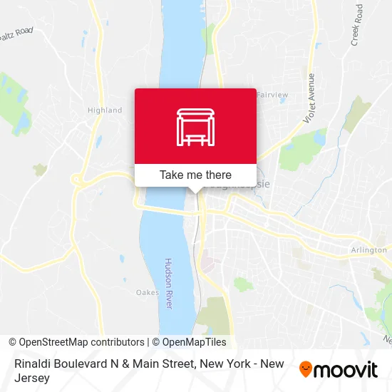 Rinaldi Boulevard N & Main Street map