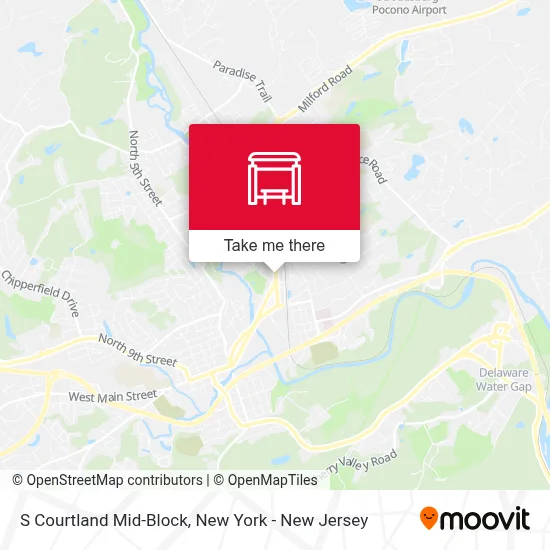 S Courtland Mid-Block map