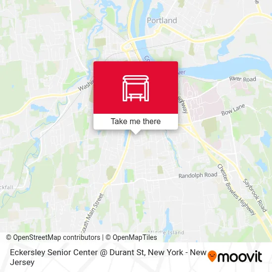 Eckersley Senior Center @ Durant St map