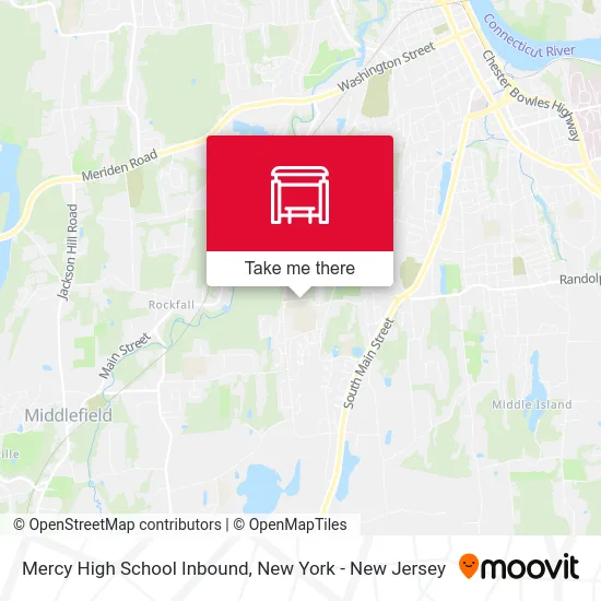 Mercy High School Inbound map