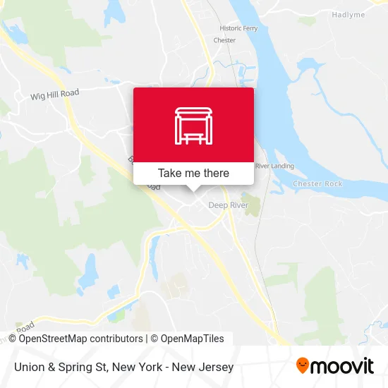 Union & Spring St map