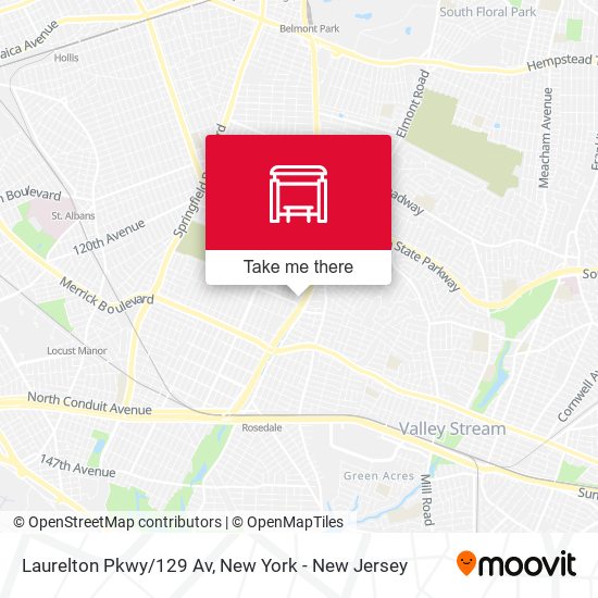 Mapa de Laurelton Pkwy/129 Av