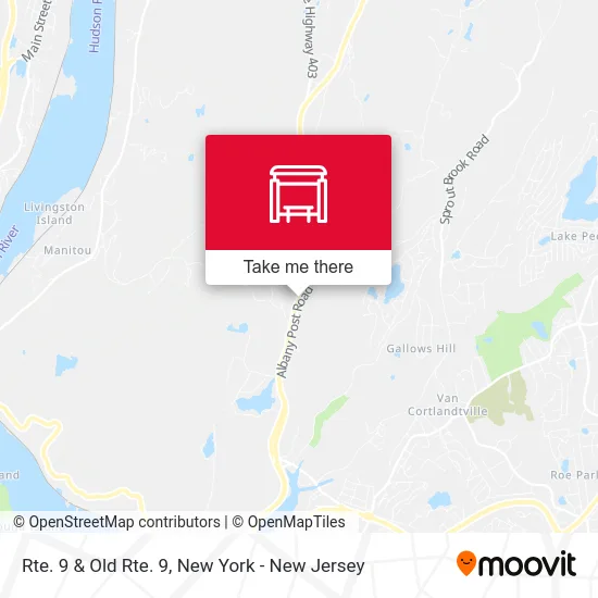 Rte. 9 & Old Rte. 9 map