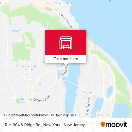 Rte. 304 & Ridge Rd. map