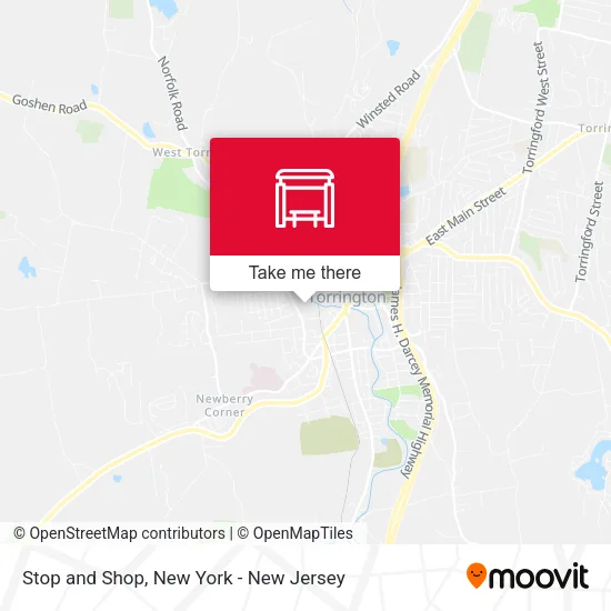 Stop and Shop map