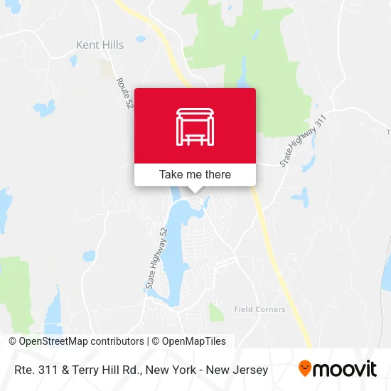 Rte. 311 & Terry Hill Rd. map