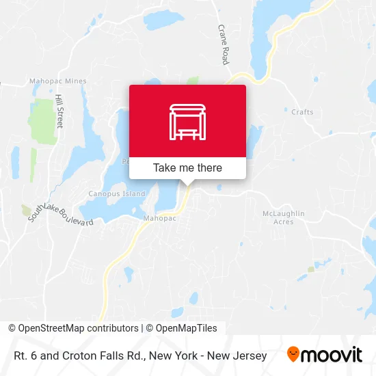 Rt. 6 and Croton Falls Rd. map