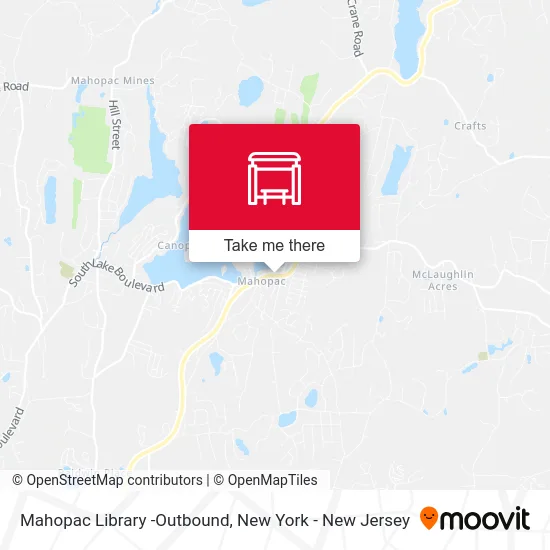 Mahopac Library  -Outbound map