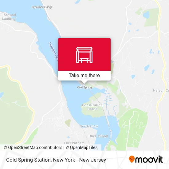 Cold Spring Station map
