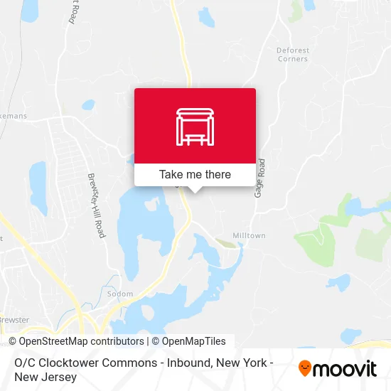 O / C Clocktower Commons - Inbound map
